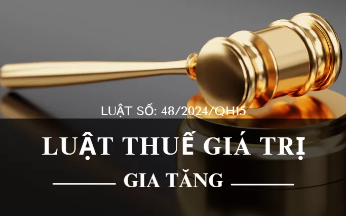 Luật thuế GTGT số 48/2024/QH15 có hiệu lực từ ngày 01/07/2025
